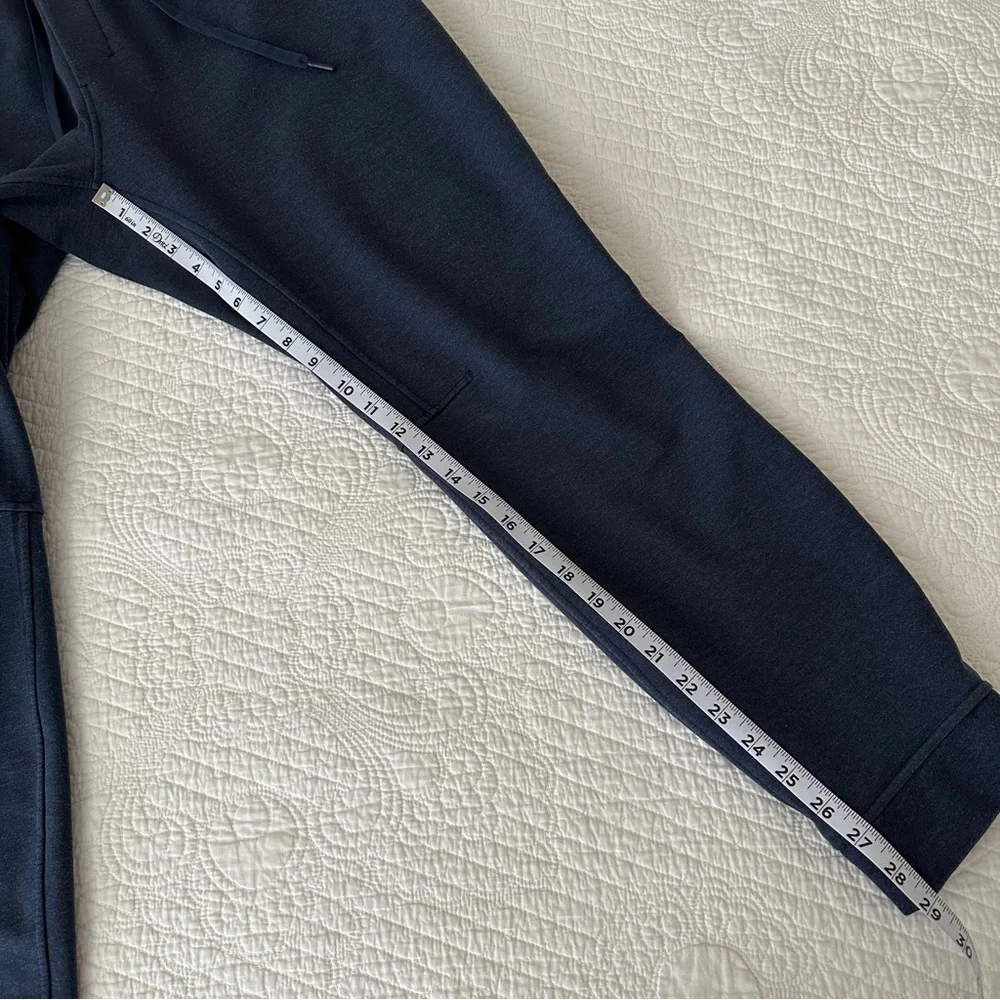 Lululemon City Sweat Jogger Pant Mustang Logo Men’s Large Heathered True Navy